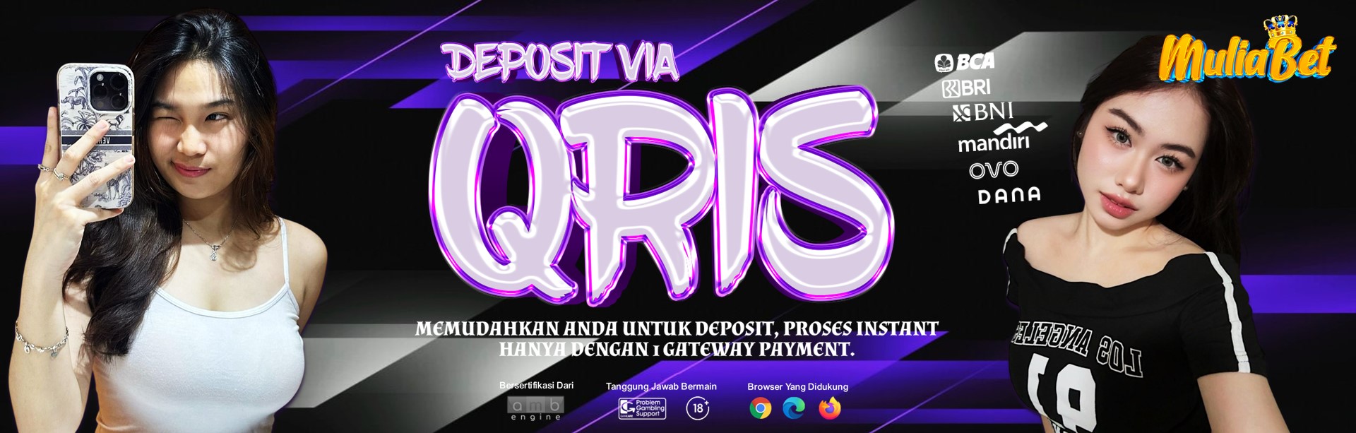 Deposit Via Qris