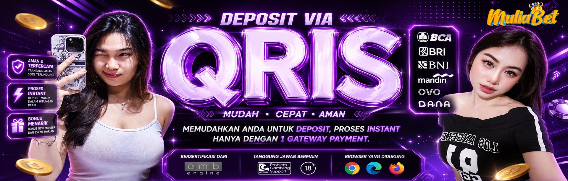 Deposit Via Qris
